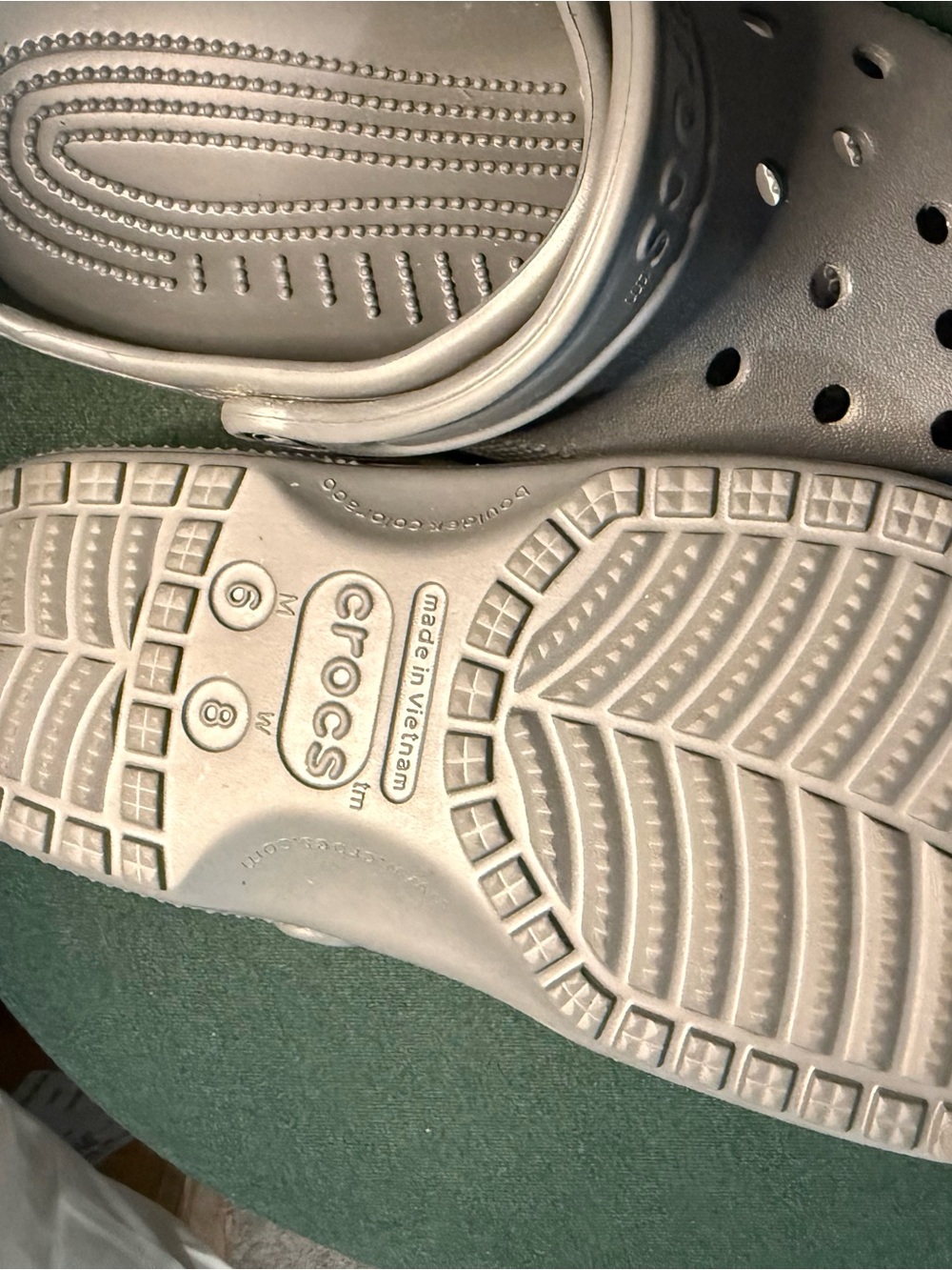 CROCS Classic Clog in Light Gray - Picture 2 of 2